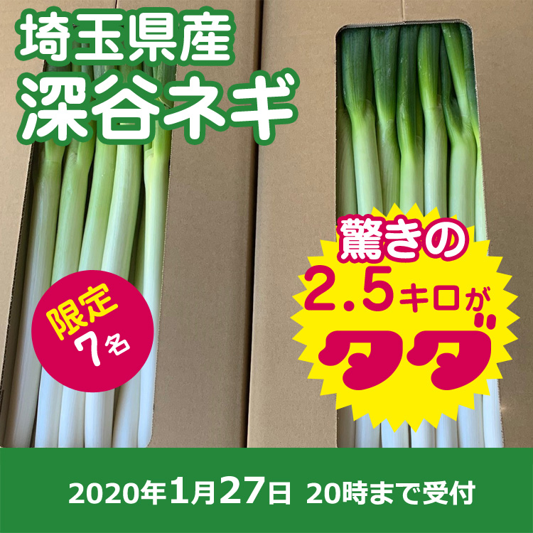 【おすそわけ】深谷ネギ