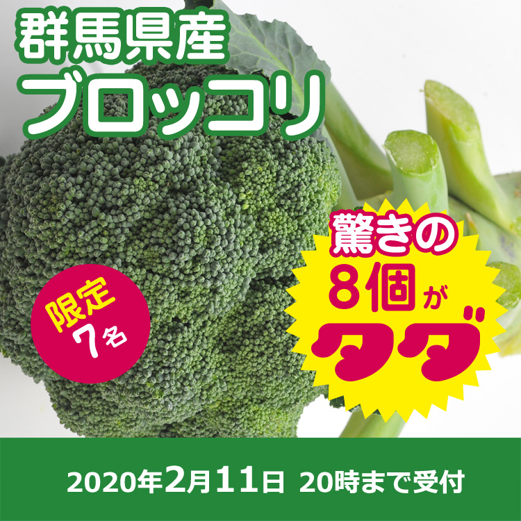 【プレゼント】群馬県産ブロッコリ