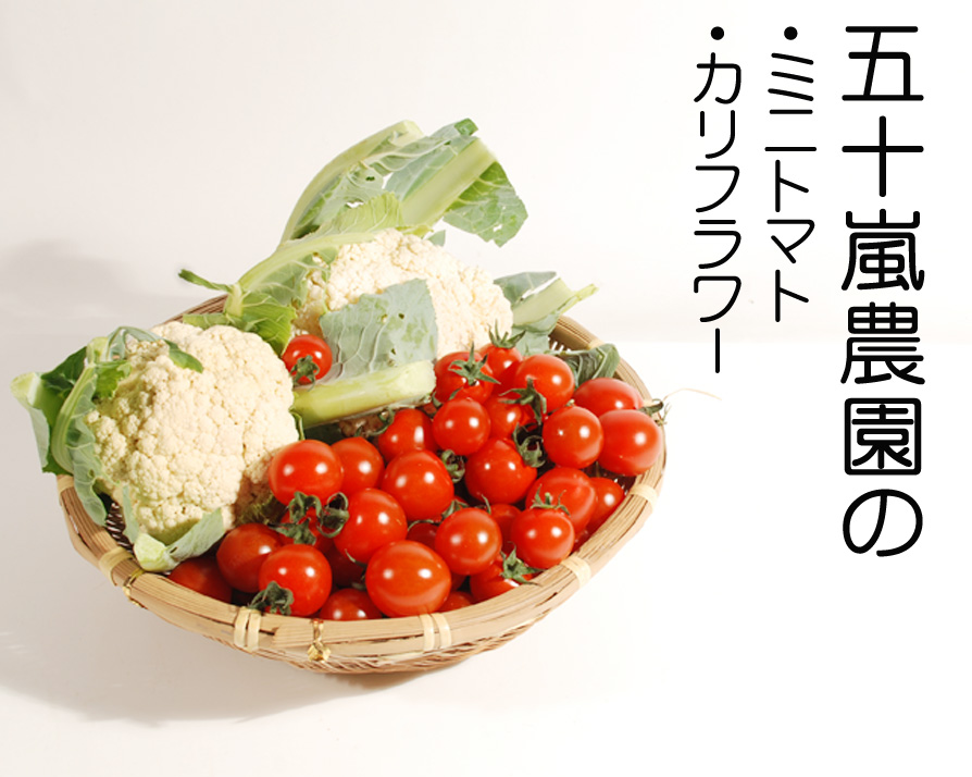 訳あり カリフラワーと完熟ミニトマト1kgに増量!(関東・東北・中部・北陸の方)
