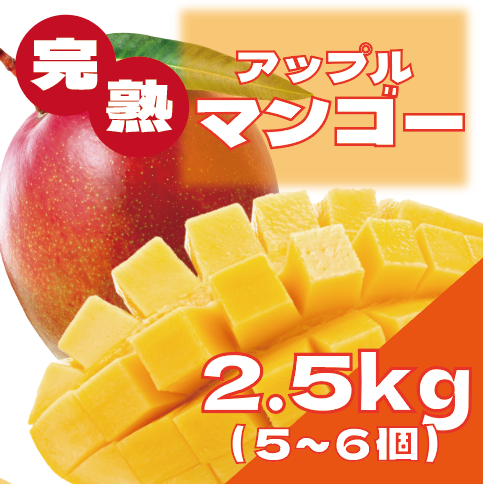【とろっとろ食感!南国フルーツ!完熟アップルマンゴー】