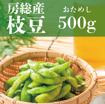 【夏といえば枝豆!房総枝豆!500g!】直売所 道の駅で大人気商品です