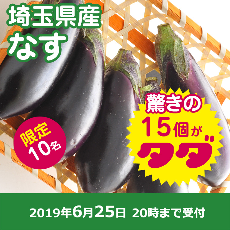 【おすそわけ】なす