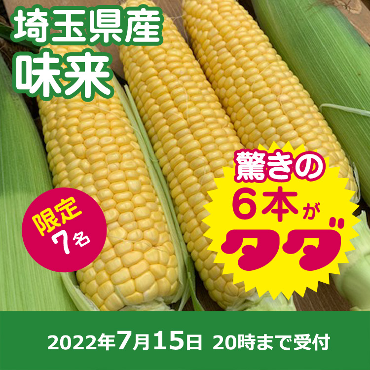【プレゼント】とうもろこし味来