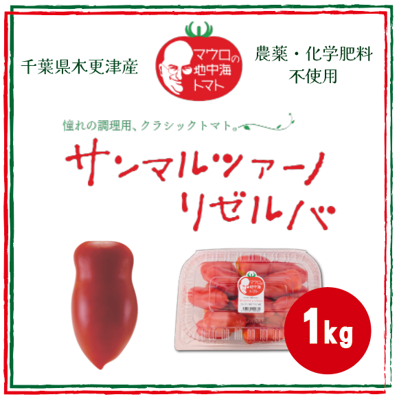 【サンマルツァーノ リゼルバ！！　とまと　本格イタリアンに！　パスタ】生でも美味しい　産地直送　1kg　農家直送　房総産
