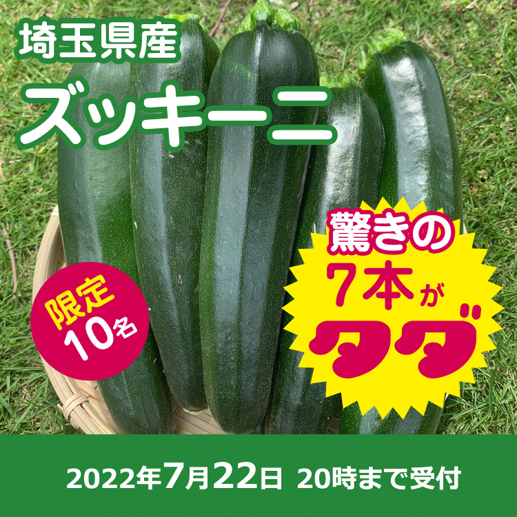 【プレゼント】ズッキーニ
