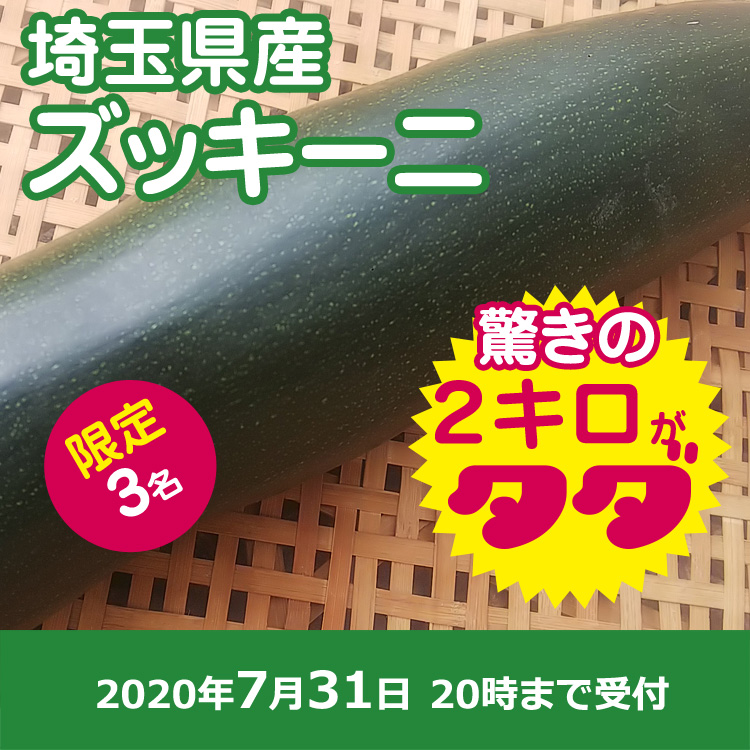 【菜自然農園ご提供】大きくなりすぎたズッキーニ2kg