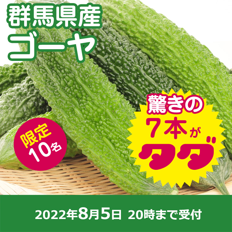 【プレゼント】ゴーヤ7本