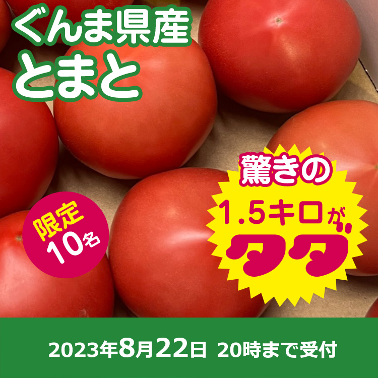 【プレゼント】トマト1.5キロ
