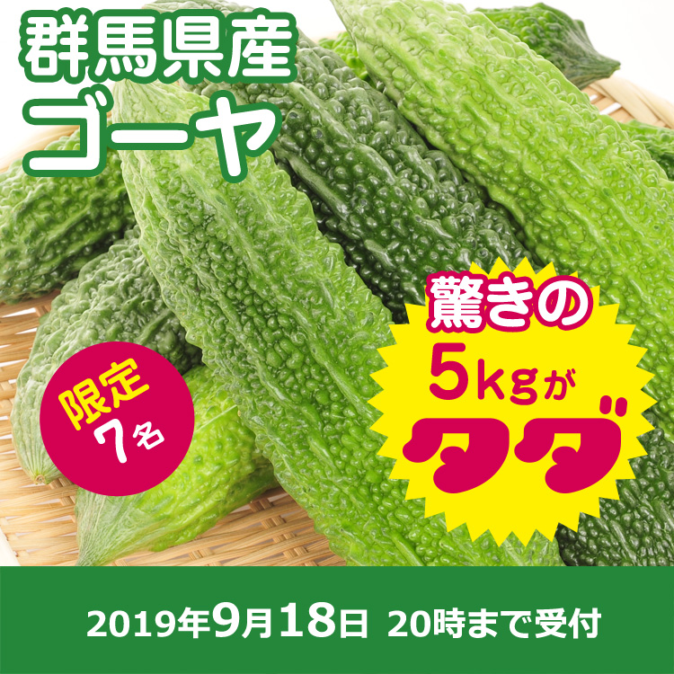 【おすそわけ】ゴーヤ5キロ