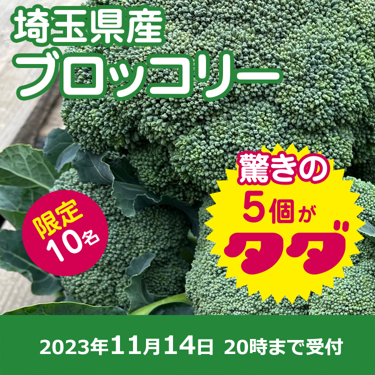 【プレゼント】わけありブロッコリー5個